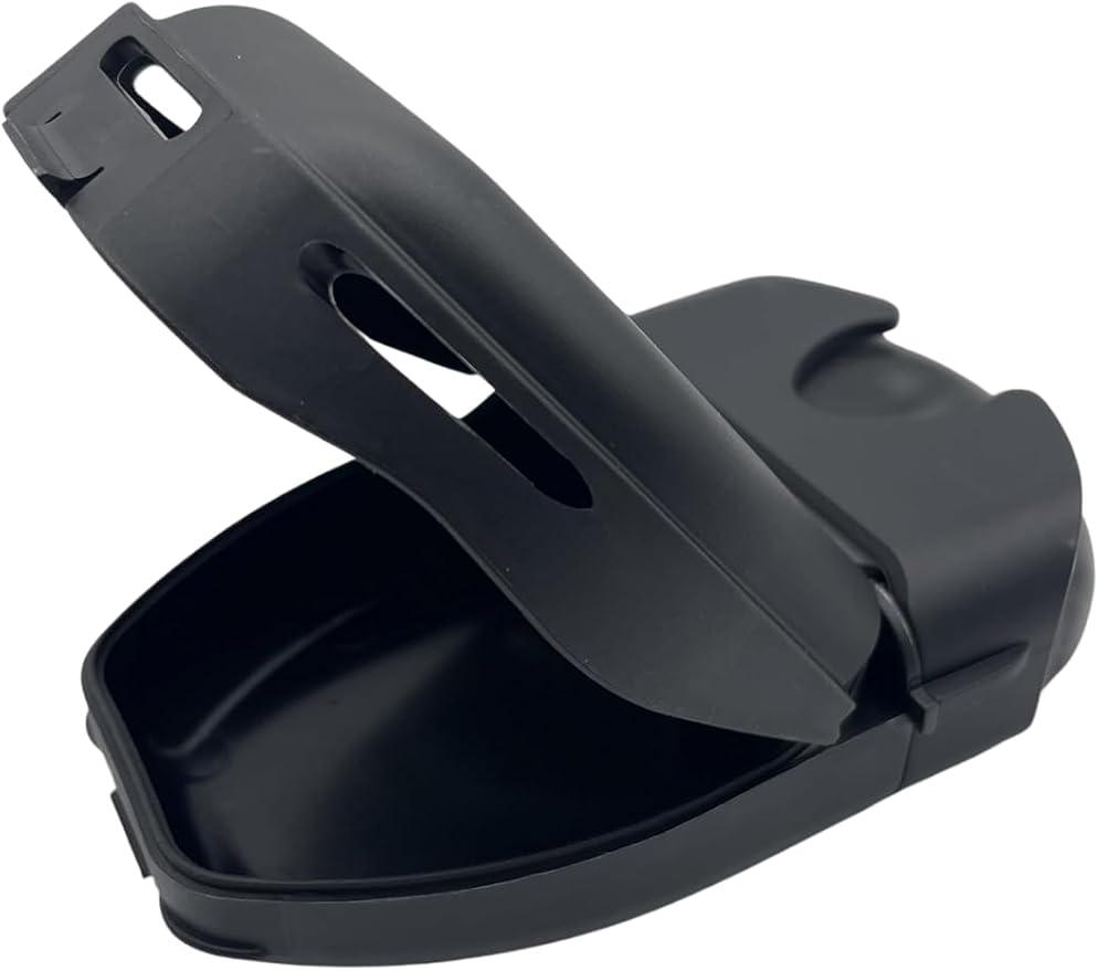 Self-Cleaning Mouthguard and Retainer Case with Cleaning Solution - Storage for, Night Guards, Aligners, Mouthguards – Compatible with Retainer Cleaner Tablets, and Foam