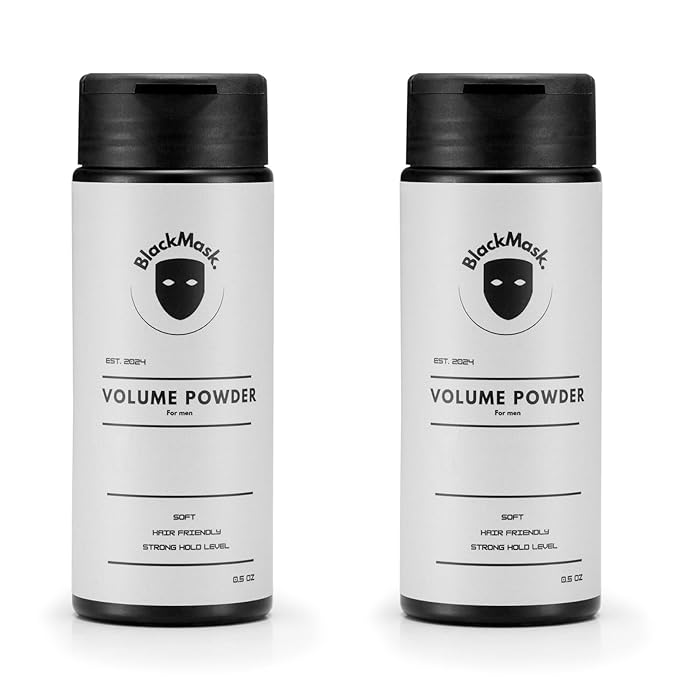 Texture Powder for Men, Easy to Apply - Instantly Adds Texture & Volume, All-Natural Ingredients, Strong Hold, Hair Powder for Men (Pack of 2)