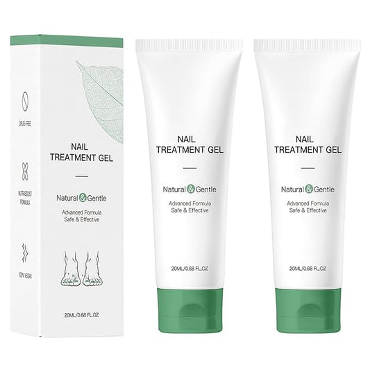 Nutraboost Nail Fungus Treatment Gel - 2 PCS Nail Growth Repair Cream for Fingernails and Toenails, Fix & Renew Damage Fungal Nail, Broken, Cracked & Discolored Nails
