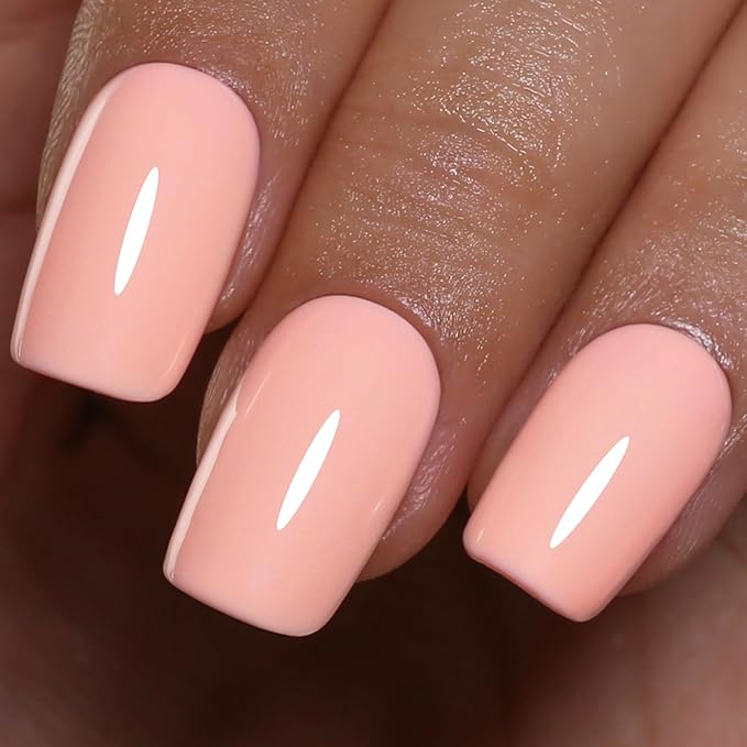 Imtiti Nude Gel Nail Polish, 1Pcs Nude Soak Off UV LED Gel Polish, Long Lasting, Nail Art Manicure Salon DIY at Home for Spring and Summer (0.34 Fl Oz-988)