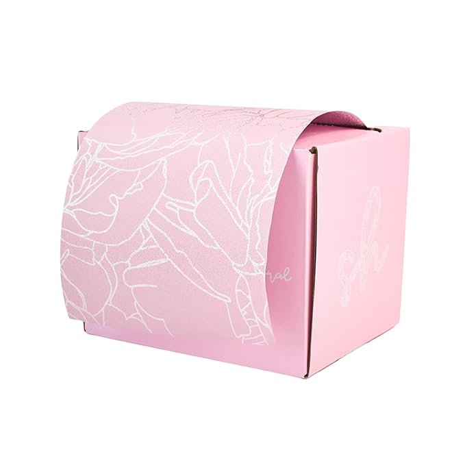 Premium Extra Wide Hair Foil 12.7cm x 100m - Ideal for Highlighting & Balayage, Built-in Cutter, Embossed Pink Floral Design - Professional Salon Hairdressing Foilââ‚¬¦