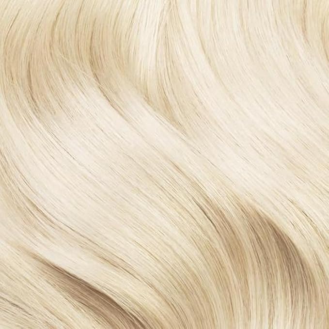 Luxy 100% Remy Human Hair, Classic 160g Clip-In Hair Extensions - 10 Wefts Multi-Dimensional Color for Natural Blending, Adds Volume & Length, Easy Apply & Remove 20" Platinum Blonde Classic