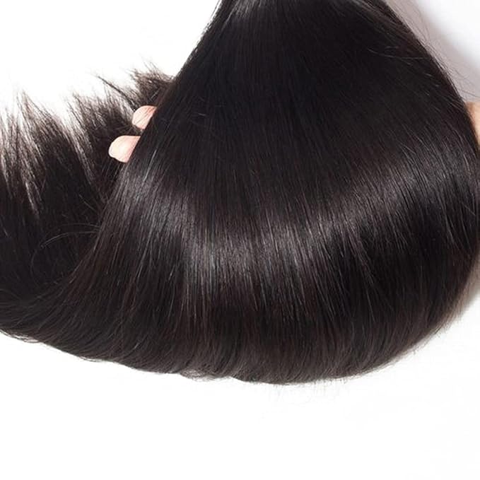 Straight Bundles Human Hair Bundles Straight 150g/3 Bundle 16 18 20 Inch Brazilian Virgin Hair Straight Bundles Human Hair Bundles for Black Woman
