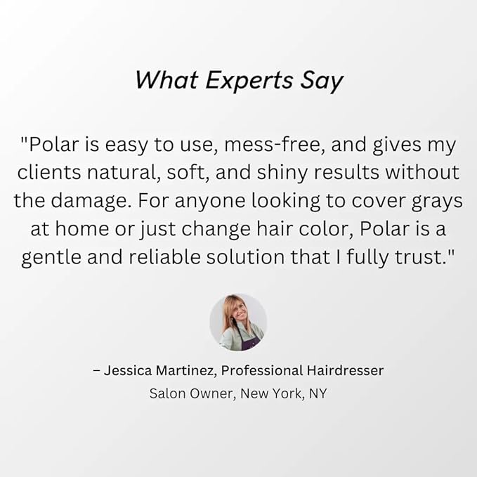 Polar Haircare - Hair Dye Shampoo Dark Brown for Gray Hair Shampoo Dye For Women & Men Natural Dye Kit - Hair Dye Product - Vegan Hair Color 6.76 Fl Oz Shampoo Dye Hair Color Dark Brown Hair Dye