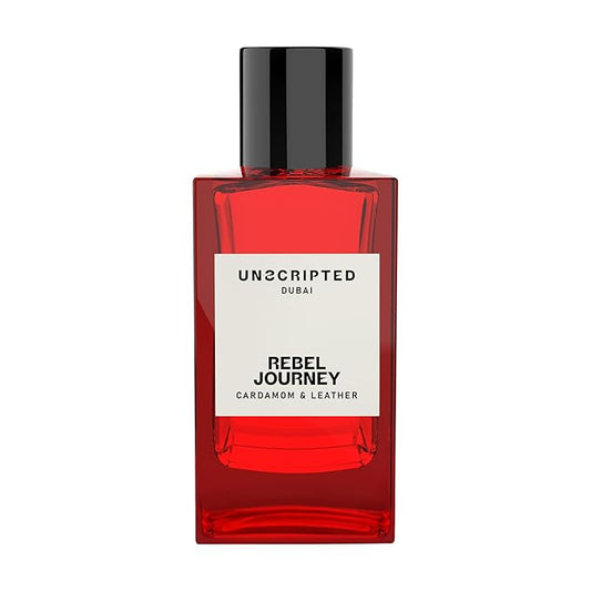 Unscripted Rebel Journey - Bold and Unique Perfume for Men - Long-Lasting Men Perfume with Violet, Leather and Woody Notes for Free Spirits - 3.4 oz