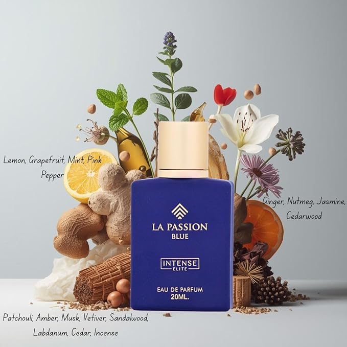 INTENSE ELITE La Passion Blue Eau de Parfum Spray 20ml (0.6 oz)