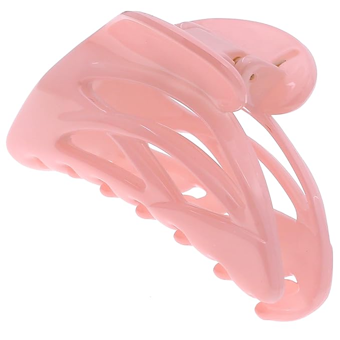 Camila Paris CP3435 French Hair Clip for Women, Small Dolphin Pink, Girls Hair Claw Clips Jaw Fashion Durable and Styling Hair Accessories for Women, Strong Hold No Slip Grip Made in France