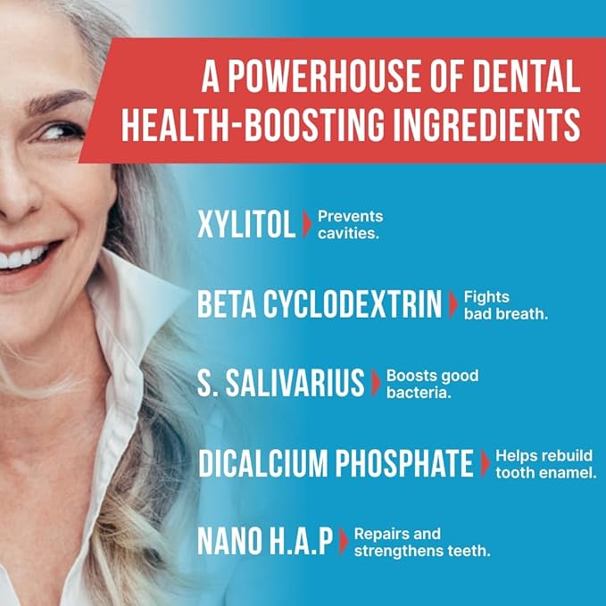 5-in-1 Advanced Oral Health Support - Fast-Acting, Easy-to-Use Solution Pack of 6
