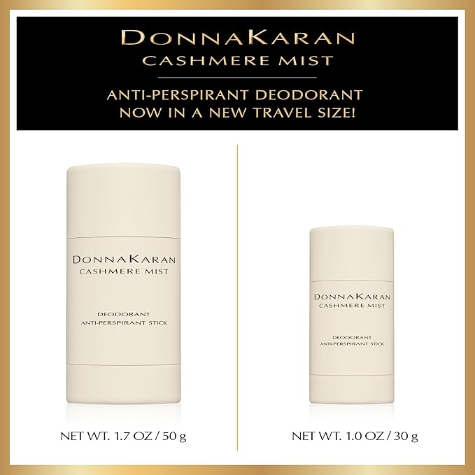 Donna Karan Cashmere Mist Anti-Perspirant Deodorant Stick for Women, 1.7 Oz.