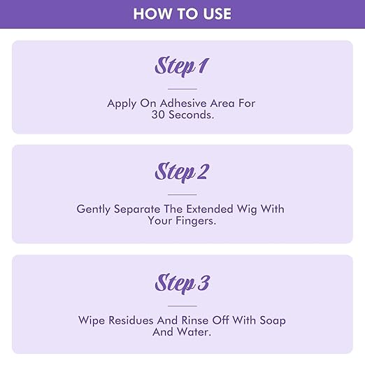 Dolahair Lace Glue Remover for Lace Wigs, Tape in Hair Extensions