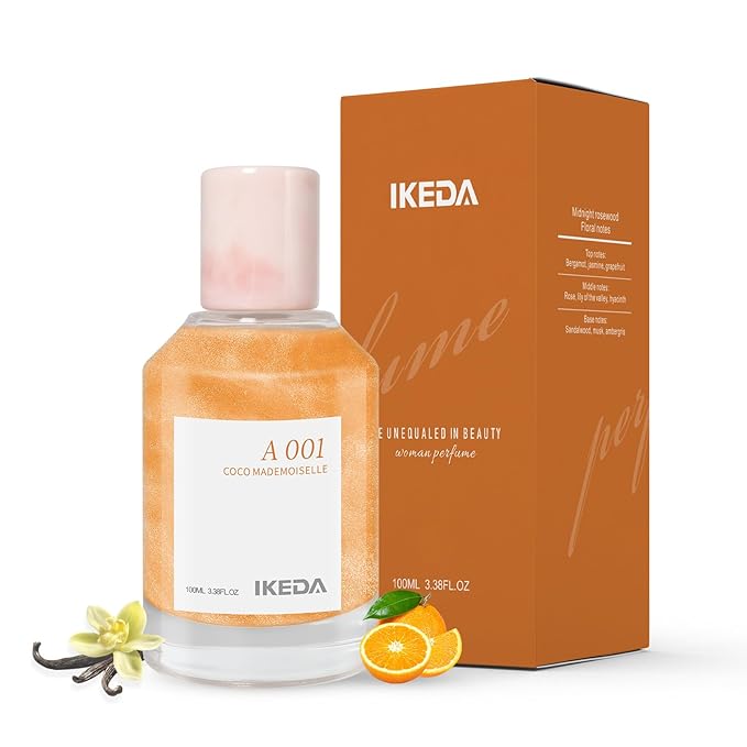 Women Perfume,Mini Eau de Parfum,100ml 6h Long-Lasting Fragrance,Orange,Rose,Musk Sandalwood Scents, Light Flavor Perfumes de Mujer (Missing)