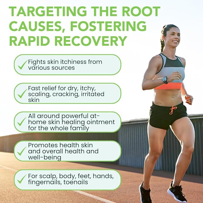 Thena Athletes Foot Cream Extra Strength Herbal Relief with Tea Tree Neem & Menthol, Athletes Foot Treatment Balm for Itchy Dry Cracked Feet, Heels & Toes, Advanced Plant-Based Foot Care