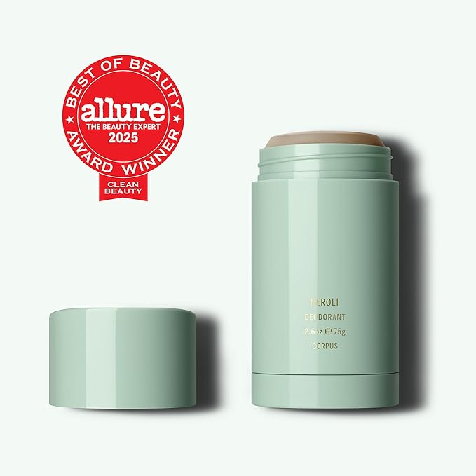 CORPUS - Natural Deodorant Stick For Sensitive Skin | Aluminium + Baking Soda Free | Unisex, Non-Toxic, Made In The USA (Neroli)