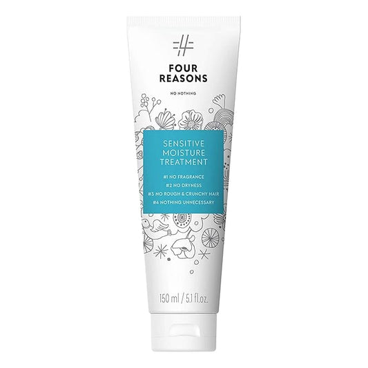 No nothing Sensitive Moisture Treatment - Perfume-free, Moisturising Intensive Treatment - For Dry and Damaged Hair - 100% Vegan -150 ml (New Packaging)