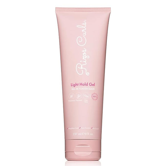 Rizos Curls Light Hold Gel – Flexible, Flake-Free, Frizz-Free Hold & Shine – Defines & Moisturizes Wavy, Curly, Coily 1a–4c Hair Types with Aloe Vera – Sulfate, Silicone & Paraben Free