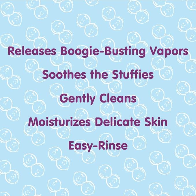 Boogie Kids Botanical Bubble Bath, Soothing Vapor, Made with Plant and Oat Extracts, Natural Essential Oils, Mint Eucalyptus, 18 oz (Pack of 1)