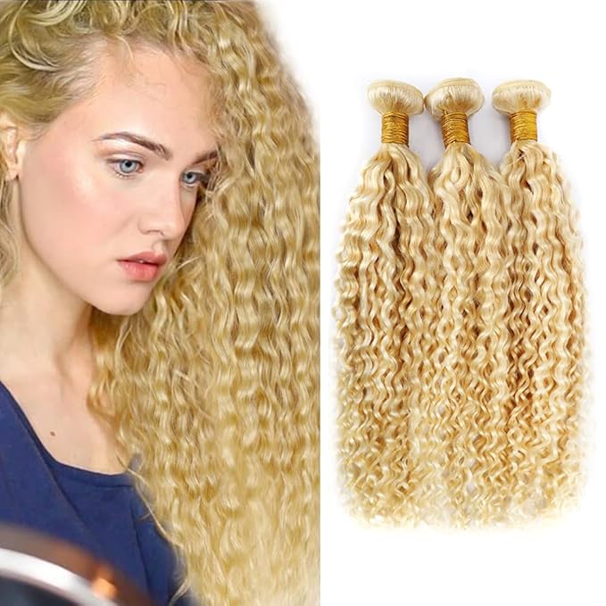 Blonde Bundles Color 27 Human Hair Bundle 613/27 Bundles Honey Blonde Bundle Double Weft Hair Extensions