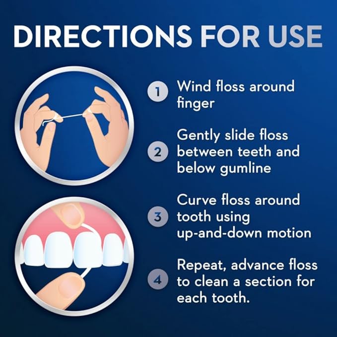 Oral-B Super Floss Pre-Cut Strands Dental Floss, Mint, 50 Count