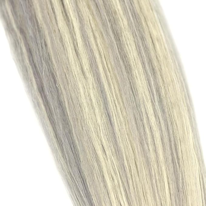 22 24 26 Inch Blonde Bundles Human Hair P613/grey Straight 3 Bundle Unprocessed Brazilian virgin hair Weave Extensions Double Weft 50 Grams/Bundle Colored Highlight Grey Bundles for Woman