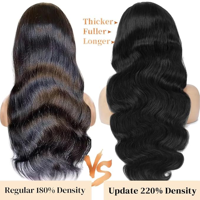 24 Inch 13x6 Lace Front Wigs Human Hair 260 Density HD Body Wave Pre Plucked With Baby Hair Glueless Wig Lace Frontal Wigs for Women