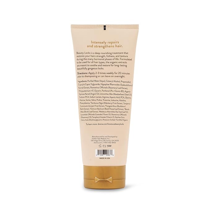 VIDAPURA Beauty Locks Hair Masque by Dr. Anna Cabeca – Deep Nourishing Treatment for Midlife Hair, Strengthens, Softens & Hydrates, 4 oz