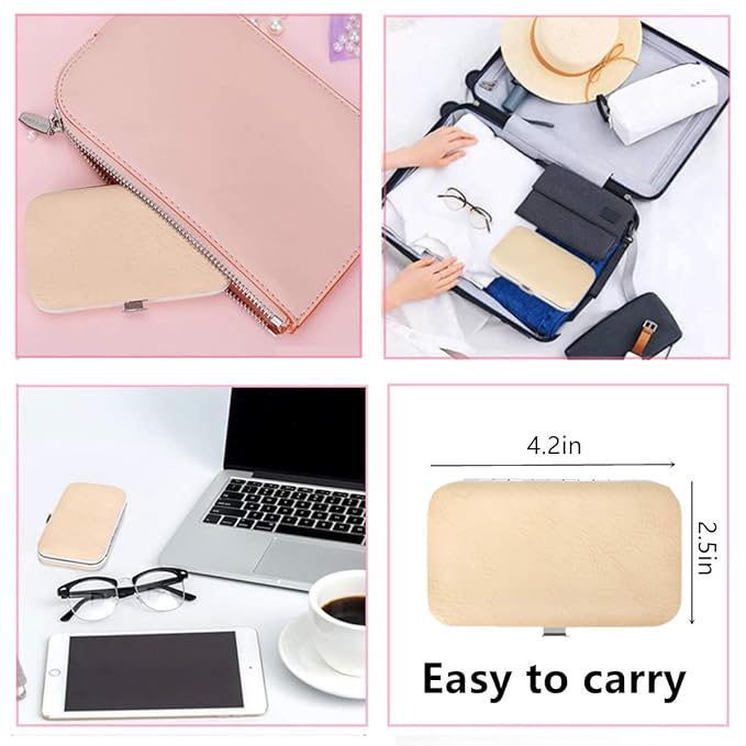Manicure Set Stocking Stuffers for Women Men Nail Clipper Set Stainless Steel Toe Finger Nail Clippers Personal Care Tool with Travel Case Manicure Pedicure Tool Women Men Christmas Gifts Grooming Kit
