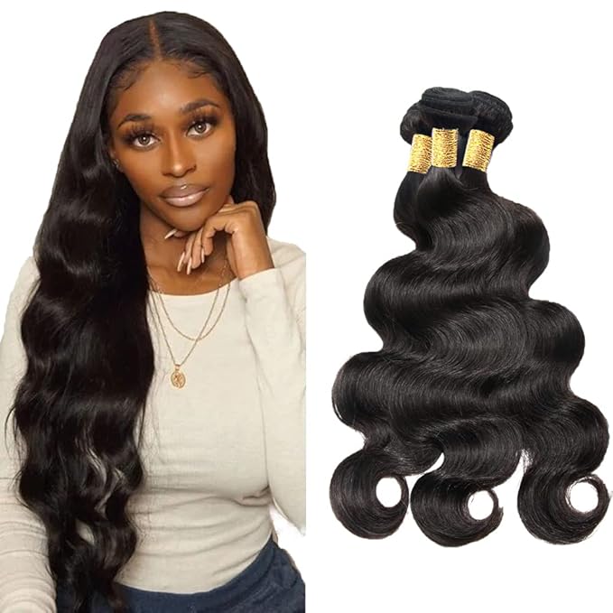 Bundles Human Hair Body Wave Bundles 22 24 26 inch Natural Black Body Wave Human Hair Bundle