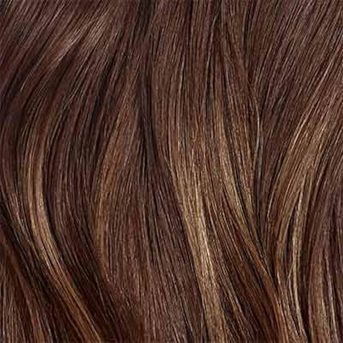Luxy Hair 24" Chocolate Brown Balayage Classic Clip-In Hair Extensions (240 grams) 100% Remy Human Hair, Natural,Volume, 10-Piece Set, Blends Easily