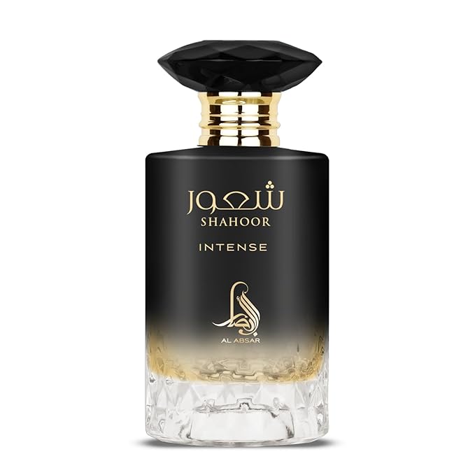 Shahoor Intense Unisex Eau De Parfum - Rich Coffee, Sweet Amaretto, and Warm Vanilla Notes | Luxurious and Long-Lasting Fragrance Made in Dubai (100ml, 3.4Oz)