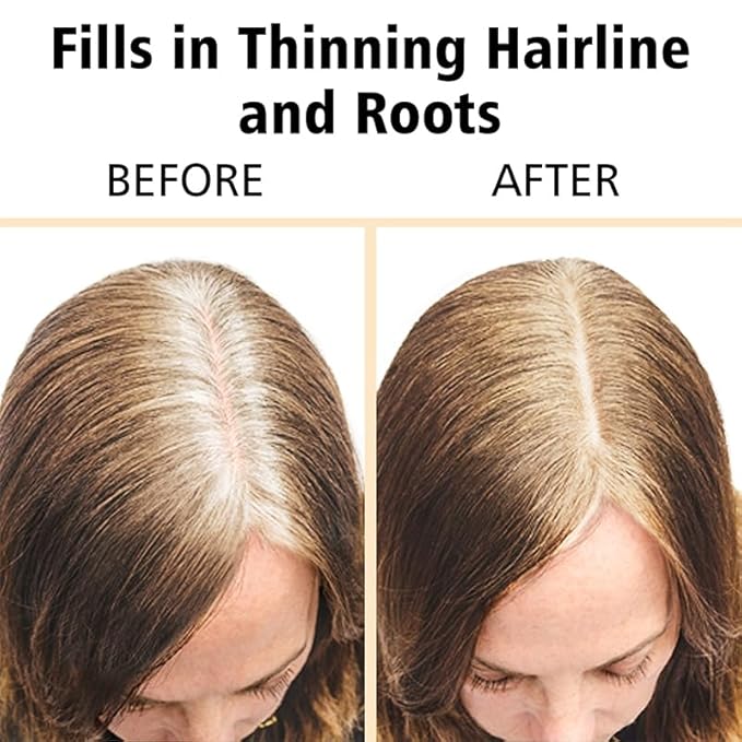 Root Cover Up Powder Hairline Powder for Women Root Touch Up Hair Color for Bald Spots, Eyebrows, Beard Line, Light-Blonde Hair Fibers for Thinning Hair Shadow Cover Up 2 Pack (Light Blonde)