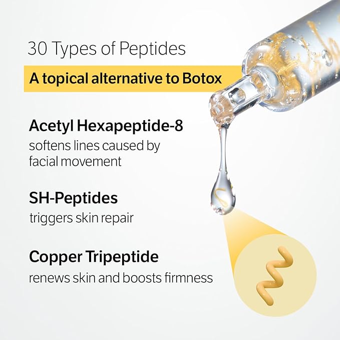 SUNGBOON EDITOR Deep Collagen Silk Peptide Intensive Lifting Ampoule | Korean Anti-Aging Serum for Face with Collagen & Peptide | Skin Tightening & Firming | 72H Hydration| Stocking Stuffers for Women
