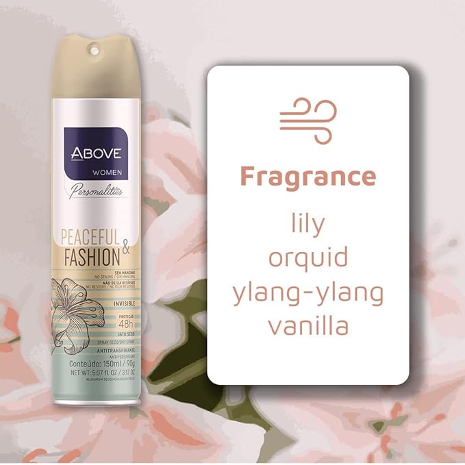 48 Hours Personalities Antiperspirant Deodorant Set - Peaceful and Fashion Women 4 pc