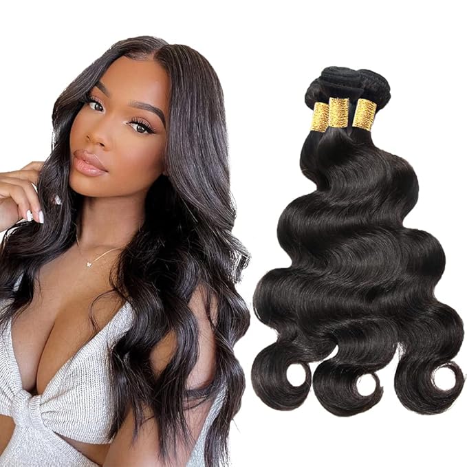 Bundles Human Hair Body Wave Bundles 20 22 24 inch Natural Black Body Wave Human Hair Bundle