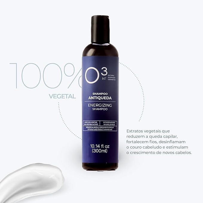 Energizing Shampoo - High-Performance Natural Treatment - Energizing Shampoo for Scalp and Fragile Thinning Hair - Shampoo 10.14 Fl Oz