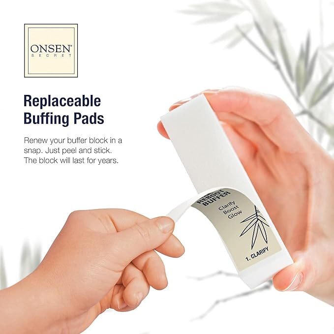 Onsen Secret Advance Rescue Nail Kit - Strengthening Nail Oil & Serum with Hand & Cuticle Rescue Cream - Tsubaki, Shea Butter, Jojoba - Hydrates, Repairs, and Restores