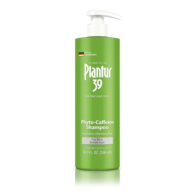 Plantur 39 Fine and Brittle Hair Shampoo (16.9 fl oz) I Phyto-Caffeine Formula I Promotes Natural Growth I For Women's Thinning Hair
