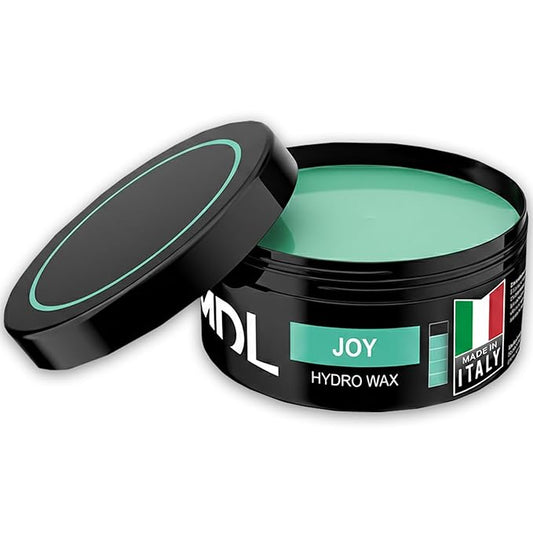 Hydro Hair Wax for Men, Water-Based Hair Wax Stick for Strong Hold and Wet Look Finish, Alternative to Gel Pomade, Alcohol Free Hair Care Product with Shiny Finish, Made in Italy, 100 ml