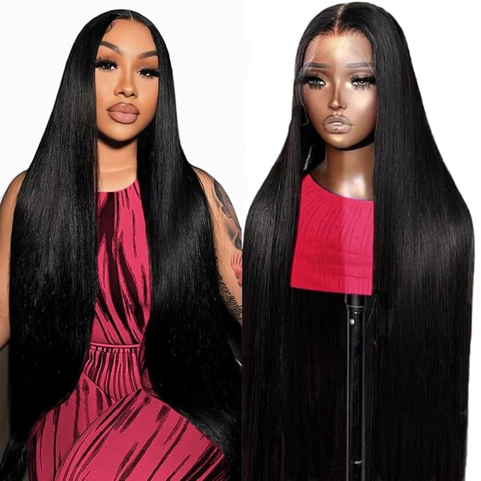 LICHANG Straight Lace Front Wigs Human Hair 13x4 Lace Frontal Wigs Human Hair 26 Inch