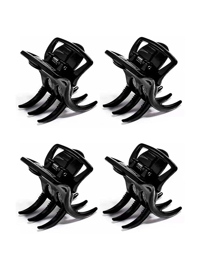 4 Pieces Hair Claw Clips,Morhom Big Size Hair Claws 2.0 Inch Hair Jaw Clip for Women Girls Thick or Medium Hair