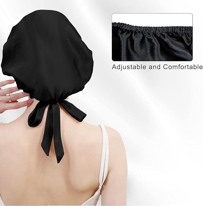 DAISYSILK 100 Pure Mulberry Silk Hair Bonnet for Sleeping Silk Hair Wrap for Women