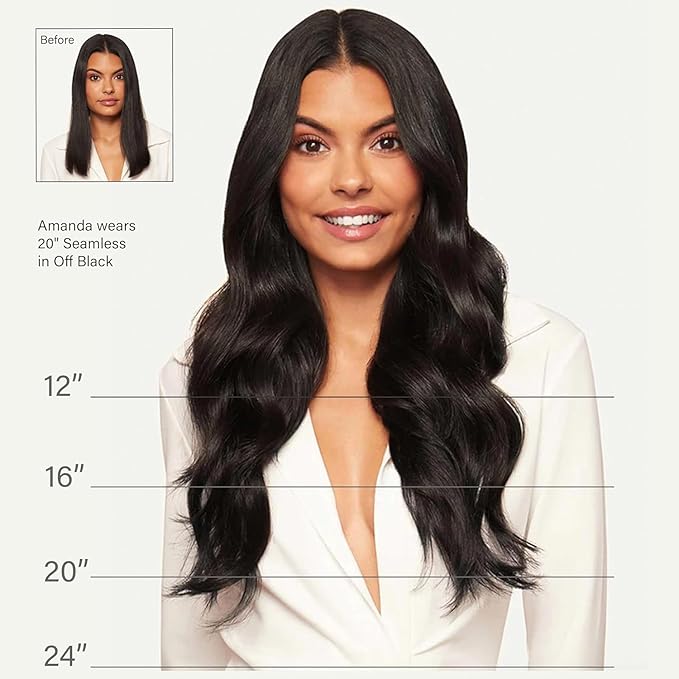 Luxy 100% Remy Human Hair, Classic 160g Clip-In Hair Extensions - 10 Wefts Multi-Dimensional Color for Natural Blending, Adds Volume & Length, Easy Apply & Remove 16" Dimensional Rooted Ash Blonde
