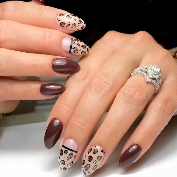 Born Pretty Brown Chocolate Gel Nail Polish Fall Winter Mocha Caramel Color Gel Polish Soak Off Gel Polish Nail Art Design Manicure Salon DIY Home 15ML