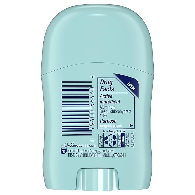 Degree Advanced Antiperspirant Deodorant, Shower Clean 2-Pack – Travel Deodorant for Women, 72H Protection, 0.5 Oz Ea