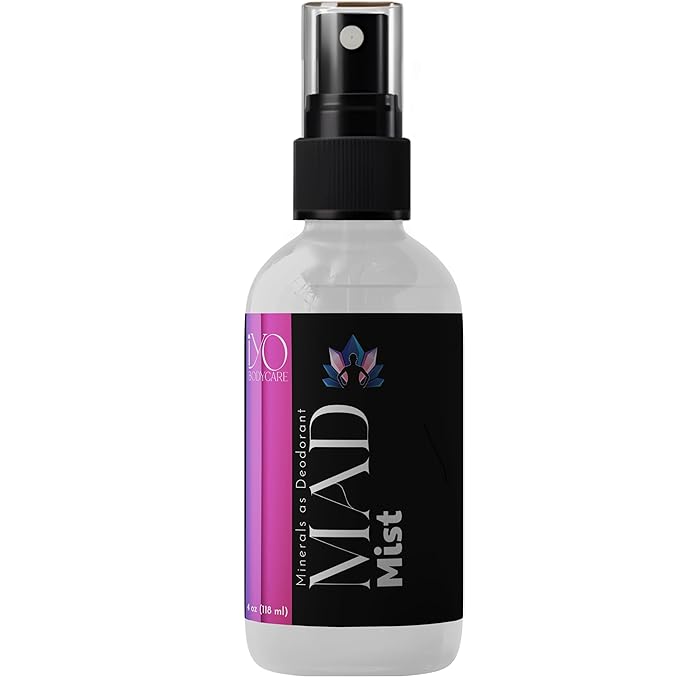 The 2-Ingredient Deodorant | Natural Mineral Salt Deodorant Spray | Hypoallergenic, Paraben-Free | Non-Aerosol Whole Body Spray | Unscented | 4 oz