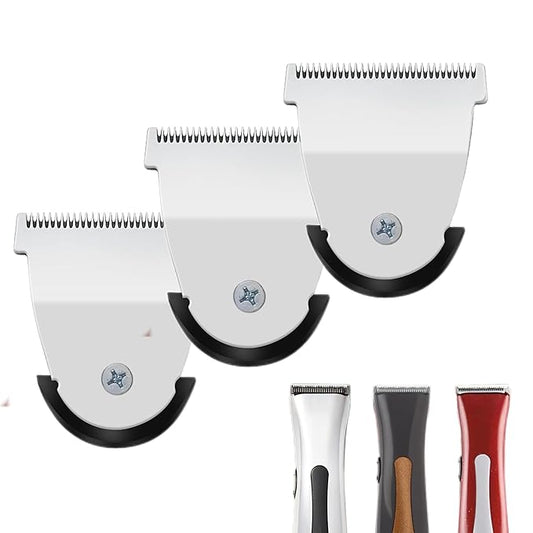 Professional Mag Timmer Clipper Replacement Blades #2111 Blade Compatible with Wahl Mag Trimmers 8841/8143 /8700- Fits Professional Barbers and Stylists(3 Pcs silver)