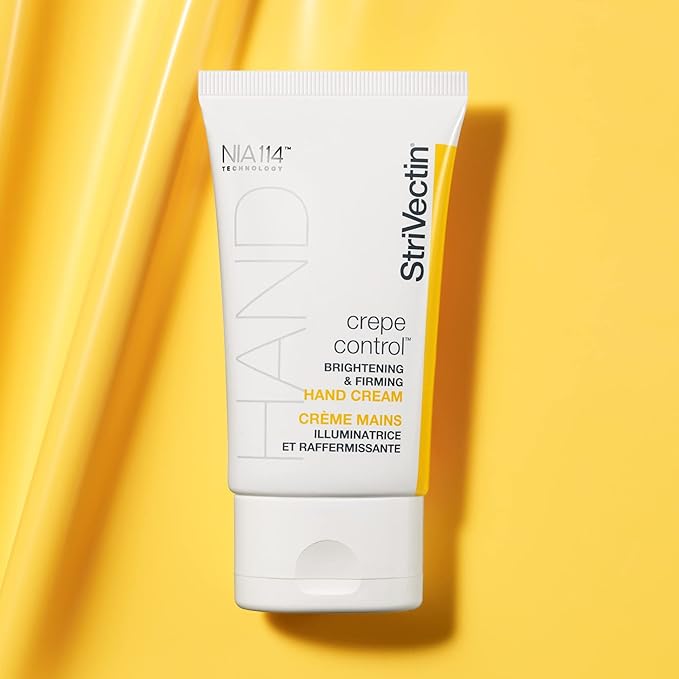 StriVectin Crepe Control Brightening and Firming Hand Cream for Dry Skin and Less Wrinkles, 2 oz (Pack of 2)