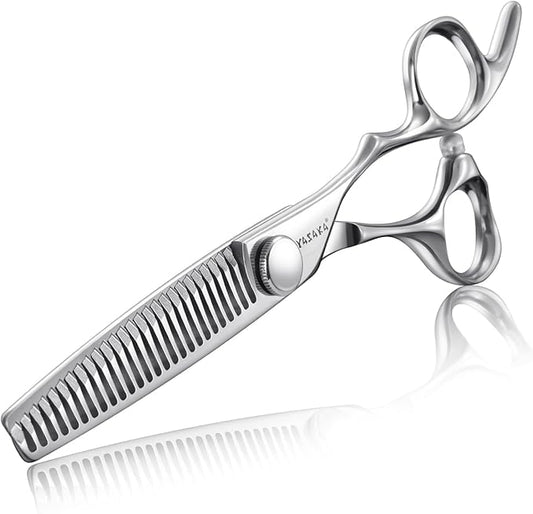 Professional Thinning Shears for Hair Cutting with Ultra Sharp Convex Blade, Cobalt Alloy Stainless Steel for Barber Haircut Scissors Teeth Shears Texturizing Scissors for Men Women Salon Home Use