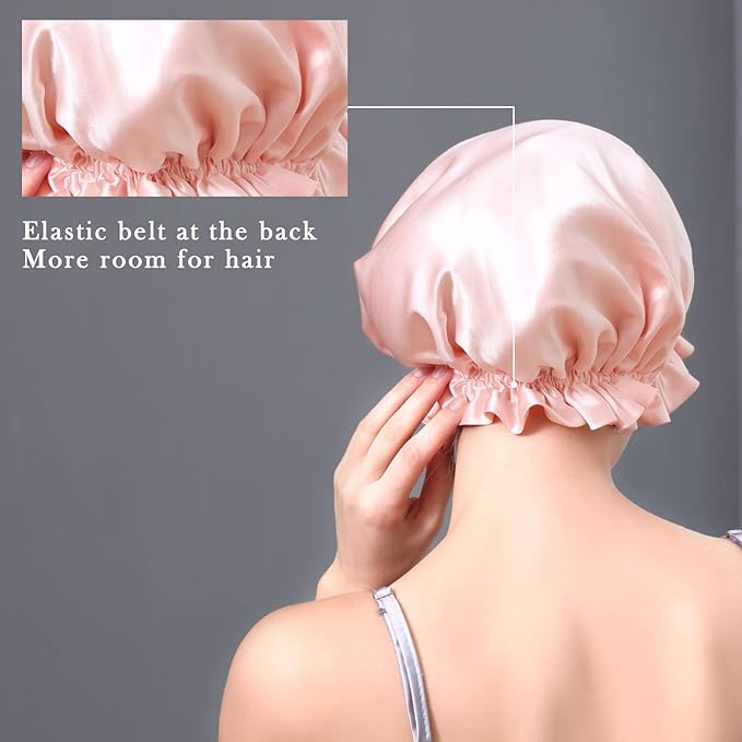DAISYSILK 100 Pure Mulberry Silk Hair Bonnet for Sleeping Silk Hair Wrap for Women