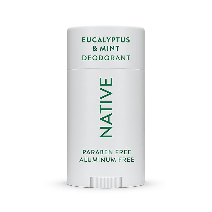 Native Deodorant | Natural Deodorant for Men, Aluminum Free with Baking Soda, Coconut Oil and Shea Butter | Eucalyptus & Mint