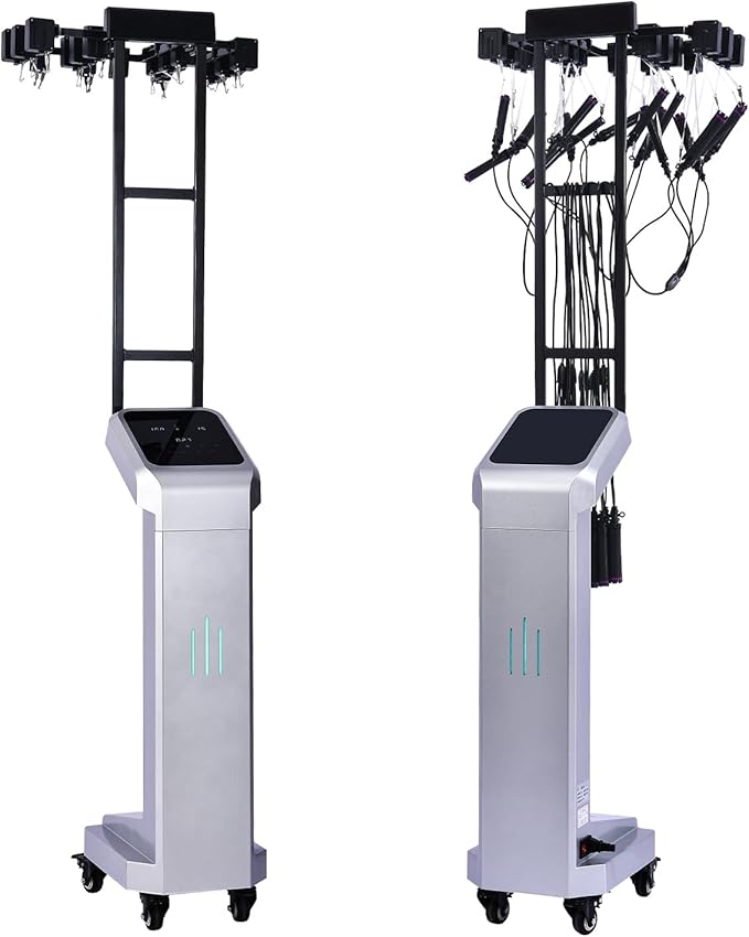 Digital Hair Perm Machine Hair Curler, Roller with Cable Box, Salon Equipment Ceramic Styling Stand Device Used to Create Different Waves Hair Roller with LCD Display